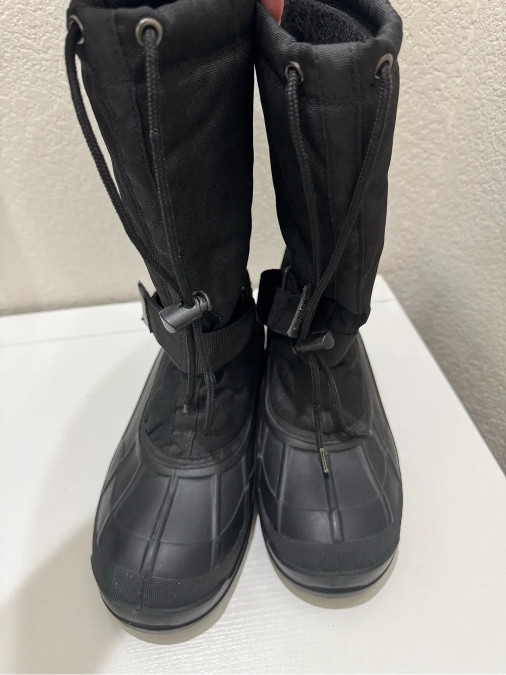 Kamik Frontline 2 Mens Size 8 Black Insulated Waterproof Winter Snow Boots